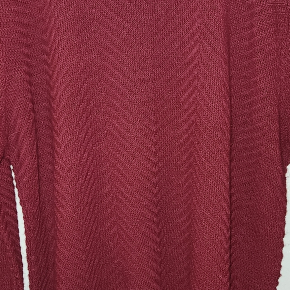 80's Oversized Burgundy Pullover Sweater - Picture 14 of 16